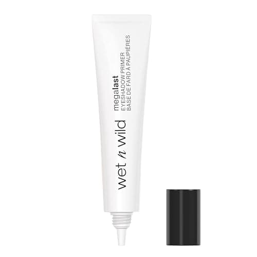 Image of Wet n Wild Megalast Eyeshadow Primer, Lightweight Eyelid Primer for Long Lasting Makeup, Infused with Vitamin E, Clear Finish, 16-Hour Wear, 10 ml