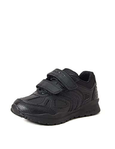Image of Geox Boy's J Pavel C Sneakers, Black, 1.5 UK (34 EU)