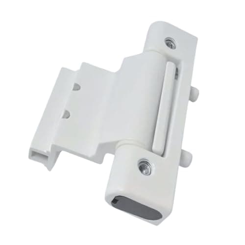 Image of Upvc Door Hinges - 110mm Adjustable Rebated Butt Hinge 13mm Rebate White