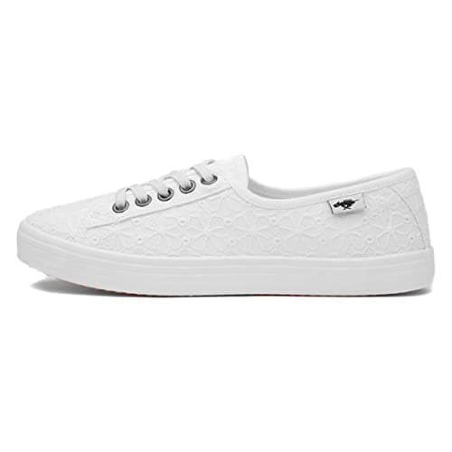 Image of Rocket Dog Chow Chow Womens White Canvas Shoe - Size 4 UK - White