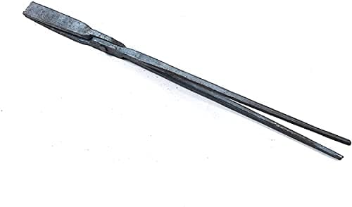 Image of SSCYHT Knife Making Tongs Blacksmith's Tong 37cm -100cm Length Flat Tongs Blacksmith Bladesmith Tongs Anvil Vise Forge Tongs Blacksmith's Tong for Engineer Blacksmith Forge,60CM