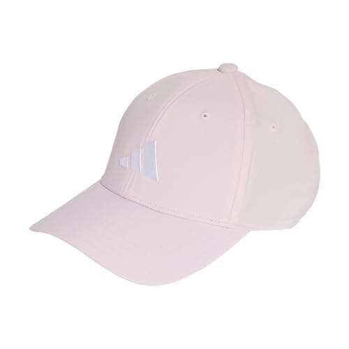 Image of adidas Unisex Bball Cap LT EMB NEW Logo, Clear Pink/White, XS-S