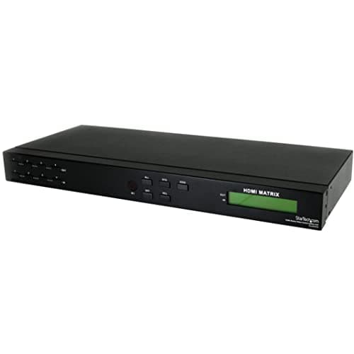 Image of StarTech.com 4x4 HDMI Matrix Video Switch Splitter with Audio and RS232 - 4x1 HDMI Video Switch - 4 Port HDMI Switcher (VS440HDMI), 4 x 4