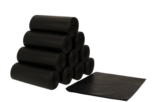 Image of 200 Heavy Duty Black Refuse Sacks Rubbish Bin Bags 18" x 29" x 39''