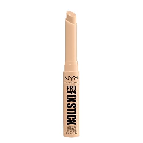Image of NYX Professional Makeup Correcting Concealer Stick, Covers Blemishes, Dark Spots and Discolouration, 12H Wear, Infused with Hyaluronic Acid, Vegan Formula, Pro Fix Stick, Vanilla