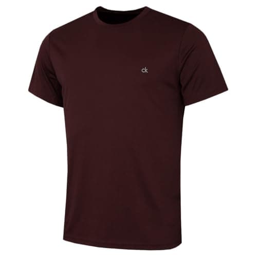 Image of Calvin Klein Mens Harlem T-Shirt - Burgundy - M