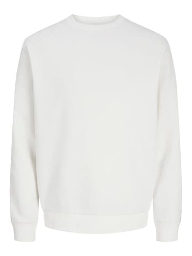 Image of JACK & JONES Men's Jjebradley Sweat Crew Noos Sweater, Cloud Dancer, L