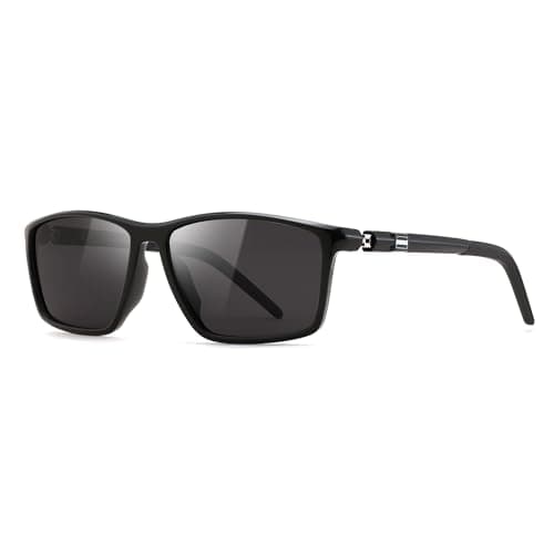 Image of FEISEDY Square Sunglasses For Men Women Retro Trendy Rectangle Classic Sunglasses Fashion Vintage Frame Polarized UV400 B0288
