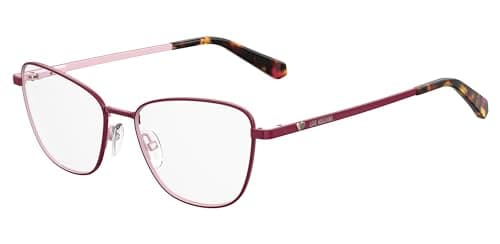 Image of Moschino Love Mol552 8CQ/16 CHERRY Eyewear Women's Steel, Standard, 52