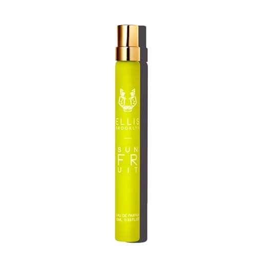 Image of Ellis Brooklyn SUN FRUIT Eau de Parfum, Travel Sized Fruity Floral Perfume for Women with Fig, Jasmine, Vanilla & Coconut, Vegan, Cruelty-Free, Sustainable Ingredients, Made in USA, 10ml/0.33 fl oz