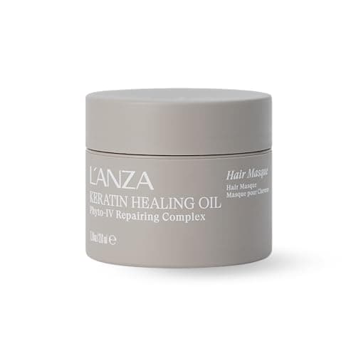 Image of L'ANZA Keratin Healing Oil Intensive Hair Masque for Damaged Hair - Nourishes, Repairs, and Boosts Hair Shine and Strength for a Silky Look, Sulfate-free, Paraben-free, Gluten-free (200ml)