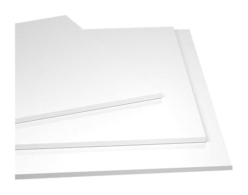 Image of UPVC Plastic Board, PVC Sheet 5mm Thick White Multiple Sizes For Construction Equipment(100mm x 150mm)
