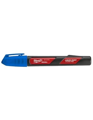 Image of Milwaukee 48223761 Inkzall Black Paint Marker - Blue