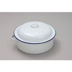 Image of Falcon Roaster Round - Traditional White 26 cm x 11D