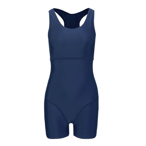 Image of Slazenger Womens Boyleg Swimsuit Navy XXL