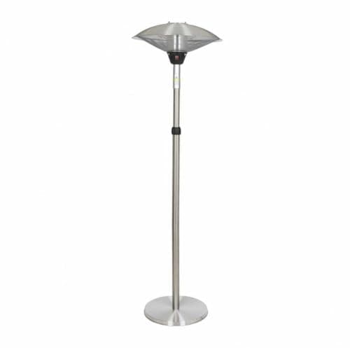 Image of La Hacienda Adjustable Standing Heater Silver 69567
