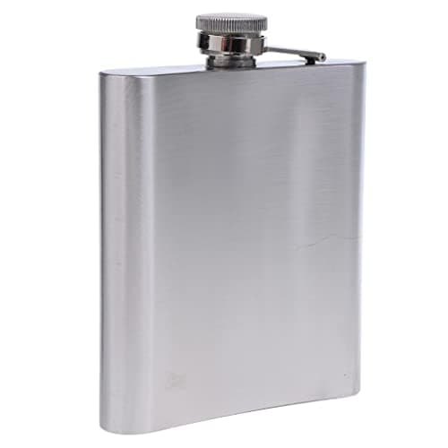 Image of Flask for Liquor - 18oz (500ml) Leak Proof Stainless Steel Pocket Hip Flask for Drinking,Alcohol, Whiskey | Best Gift for Men - Silver