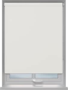 Image of Home In Style 4U Cream Roller blinds Thermal Insulated Blackout Roller blind - Trimmable UV Protection Child Safety Easy Fit Home Office Window Blinds W 120cm x L 165cm