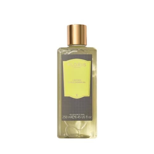 Image of Floris of London Cefiro Moisturising Bath & Shower Gel (250ml) | Refreshing Citrus Fragrance | Gently Foaming, Enriched with Vitamin E & Almond Oil to Soften Skin | Enhanced with Bergamot & Mandarin |