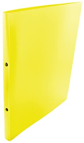 Image of Kangaro Ring Binder Opaque Yellow (PP, DIN A4, 2 Rings 16 mm O-Mechanism, Spine 20 mm)