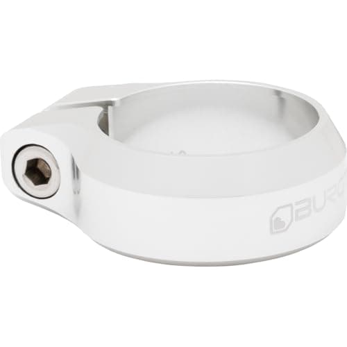 Image of Burgtec Seat Clamp 34.9mm Rhodium Silver
