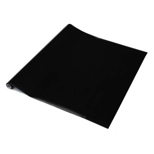 Image of 67.5cm x 5m d-c-fix MATT BLACK Sticky Back Plastic Vinyl wrap Film (200-8031)
