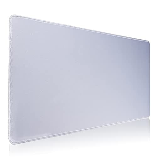 Image of Hosimoln Gaming Mouse Mat, Large Mouse Pad Size 70x30CM Thickness 3MM,Premium-Textured Non-Slip & Waterproof Computer Mousepad with Stitched Edges for Gaming, Office & Home-70x30 Gray