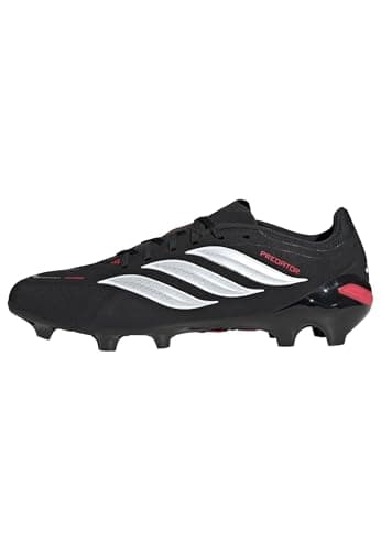 Image of adidas Unisex Predator League Firm Ground Football Boots, core Black/FTWR White/Lucid red, 8 UK