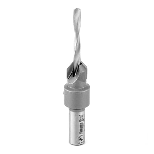 Image of Amana Tool - (55204) Carbide Tipped 82° Countersink #6 Screw 25/64 Dia x 9/64 Drill Dia x 5/16 Round Shank