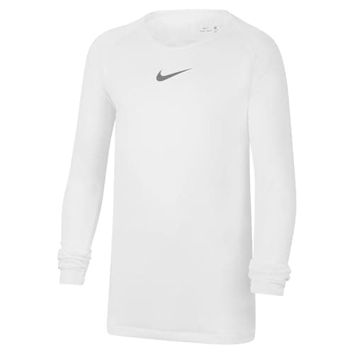 Image of NIKE Unisex Kids Shorts Jersey, White/Cool Grey, L EU