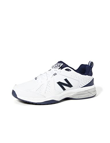 Image of New Balance Men's 624v5 Sneakers, White, 17.5 UK X-Wide