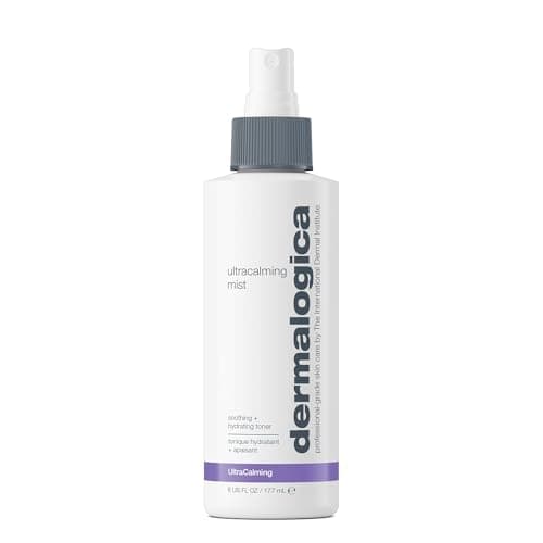 Image of Dermalogica UltraCalming Mist - Soothes, Relieves Inflammation, Redness & Sensitivity, Hydrating Skin Mist, Preps for UltraCalming Treatment, Strengthens Skin Barrier, with Aloe & Oat Extracts, 177ml