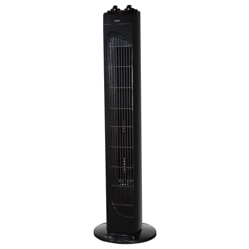 Image of Zanussi 29" Inch, Lightweight, Tower Fan, 3 Speeds, Wide-Angled Oscillation, Powerful Airflow, Quiet Operation, Perfect For Home Or Office, Timer, Black - ZNTF2921B
