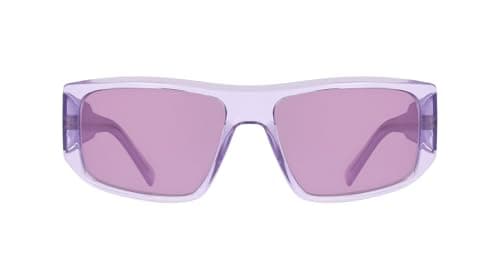 Image of DKNY Women's Sunglasses DK555S - Crystal Lilac with Lilac Flash Lens