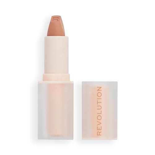 Image of Makeup Revolution Lip Allure Soft Satin Lipstick, Satin-luxe Finish, All-Day Wear, Lover Nude