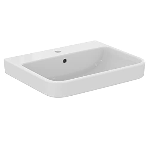 Image of Ideal Standard i.Life B 60cm Bathroom Sink/Basin, 1 tap Hole, T460701, White