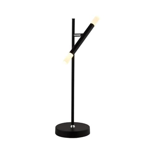 Image of Searchlight Wands 1 Light LED Table Lamp Black 2700K
