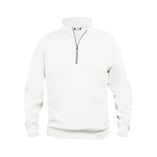 Image of CliQue Unisex Adult Basic Half Zip Sweatshirt (3XL) (White)