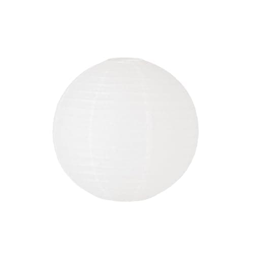 Image of ValueLights | Small 30cm Easy Fit White Paper Globe Ceiling Pendant Light Shade Living Room Bedroom Lampshade | Ceiling Lights, Home Décor & Improvement Essential