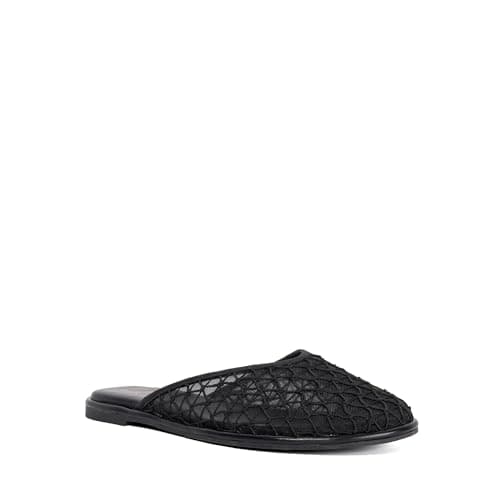 Image of Dune London Ladies GIGS Mesh Slip-On Mules Size UK 3 Loafers Black