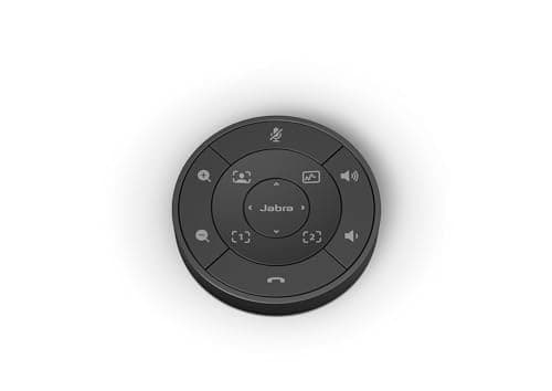 Image of Jabra PanaCast Remote Control – Jabra PanaCast 50 Intuitive Remote Control for Easy In-Room Operation Without Leaving Your Seat, Access Presets and PTZ-Controls, Adjust Volume and More, Black
