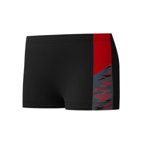 Image of Speedo Kids Dive AqSht Anth/Red 9-10 Years