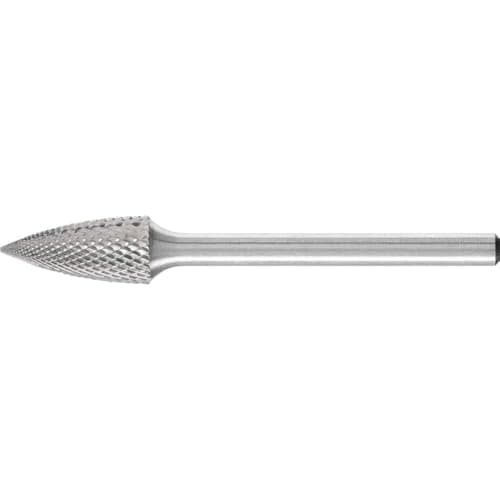 Image of PFERD 21222773 Frässtift Hartmetall Spitzbogen Länge 43mm Produktabmessung, Ø 6mm Arbeits-Länge