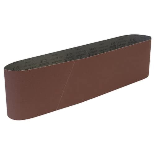 Image of Sealey SB0018 100Grit Sanding Belt, 0 V, Brown, 150 x 1220 mm