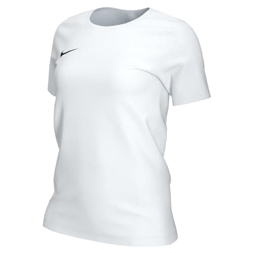Image of NIKE Womens Dri-fit Park 7 Jby T-Shirt, White/Black, XS EU