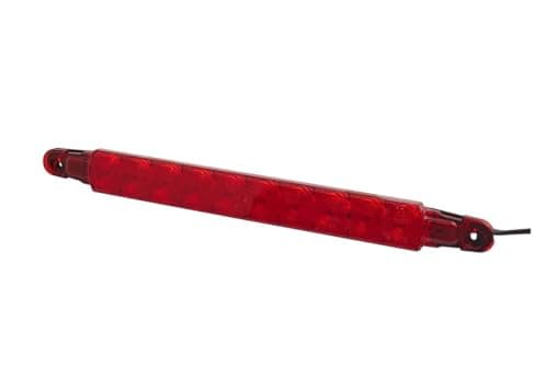 Image of HELLA 2DA 343 106-211 Auxiliary Stop Light - LED - 24V - mounting/Glued - Lens Colour: Red - LED colour: Red - Cable: 3000mm - Plug: open cable ends - Rear