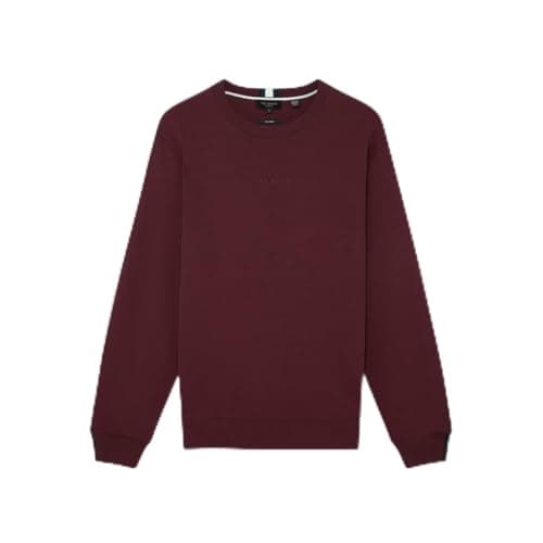 Image of Ted Baker Mens LS Jersey Crew Oxblood M