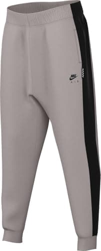 Image of Nike Air Fleece Jogger for Older Children, College Grey/Black/Black, HF8811-009, XS