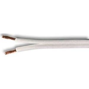 Image of electrosmart 10m White Loud Speaker Cable Wire - Multi-Strand Ideal for Car Audio & Home HiFi - Outside Dimensions of Cable: 4mm x 2mm