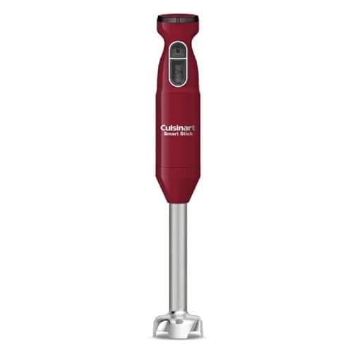 Image of Cuisinart Hand Blender, Smart Stick 2-Speed Hand Blender- Powerful & Easy to Use Stick Immersion Blender-for-Shakes, Smoothies, Puree, Baby Food, Soups & Sauces, Red, CSB-175RP1
